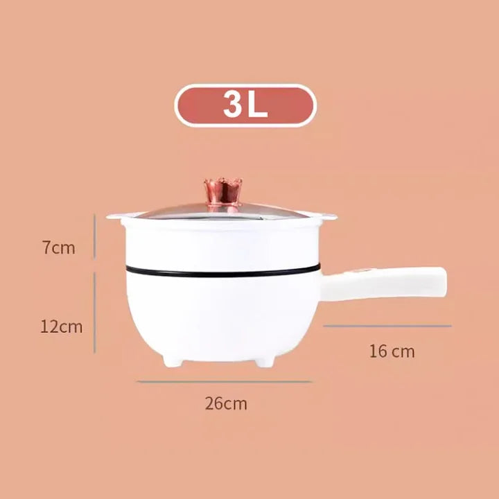 Tigaie Electrica 26cm Migas, cu Panou de Control Inteligent, 3L Capacitate, Protectie Termica