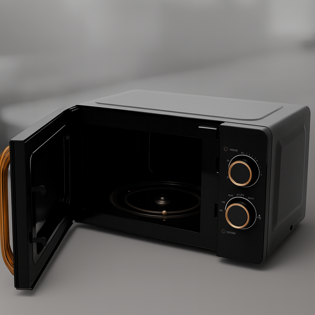 Cuptor Microunde Hoffmans - 700W, Usa din Sticla, Capacitate 20L,Timer 115 Minute