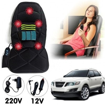 Husa pentru Scaun Auto - Cu Telecomanda Integrata, Incalzire si Masaj pe 5 Zone