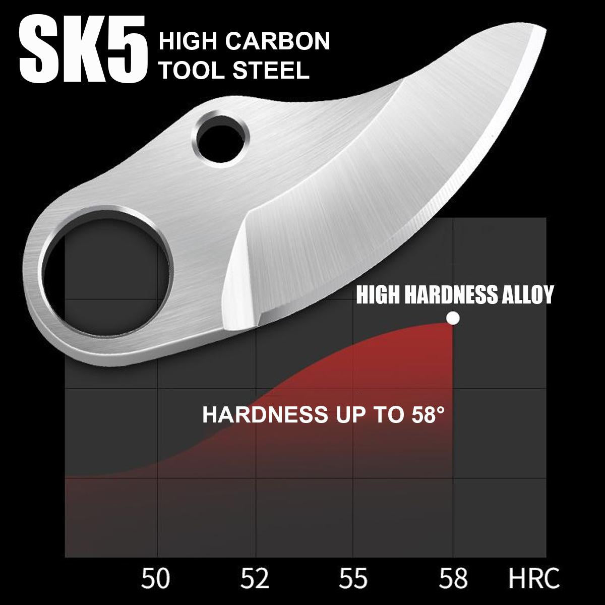 Foarfeca Electrica Pentru Gradina 48V, Cu 2 Acumulatori, Accesorii Si Valiza De Transport Incluse