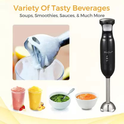 Blender Vertical - Naifeo 500W, Design Ergonomic, Lama din Otel inoxidabil