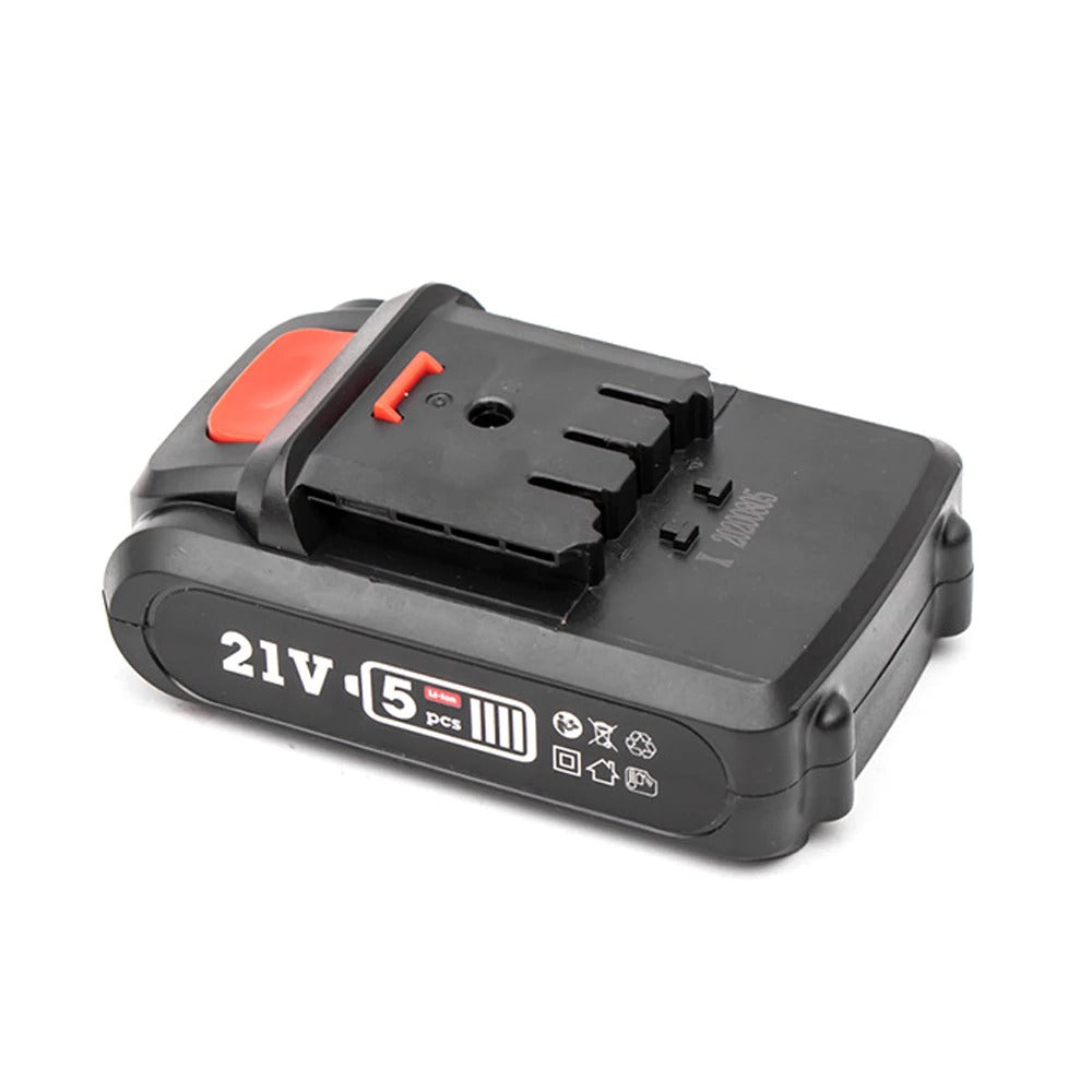 Drujba Electrica 6 Inch cu 2 Acumulatori Reincarcabili 48V, 4000mAh, Viteza 2000RPM si Pila de Ascutit Inclusa