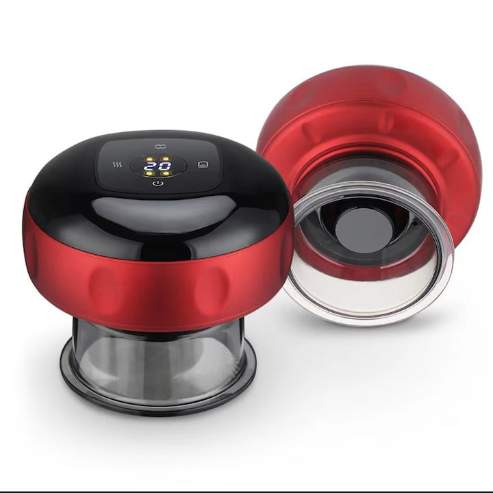 Aparat Masaj Guasha Body Cupping 3 în 1 — Detoxifiere si Tonifiere cu incalzire si Vacuum