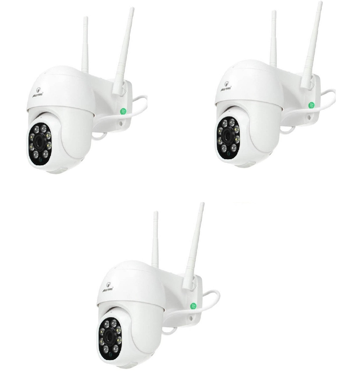 Set 3 Camere de exterior J-8161, WiFi, Monitorizare live pe Telefonul mobil + 2x Card 64GB Incluse