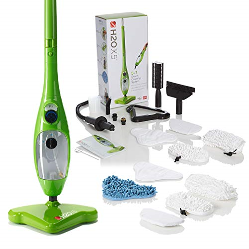 Mop cu Aburi 5 in 1 H2O X5, 1300W, rezervor 400ml, Functie de Dezinfectare si Control Abur