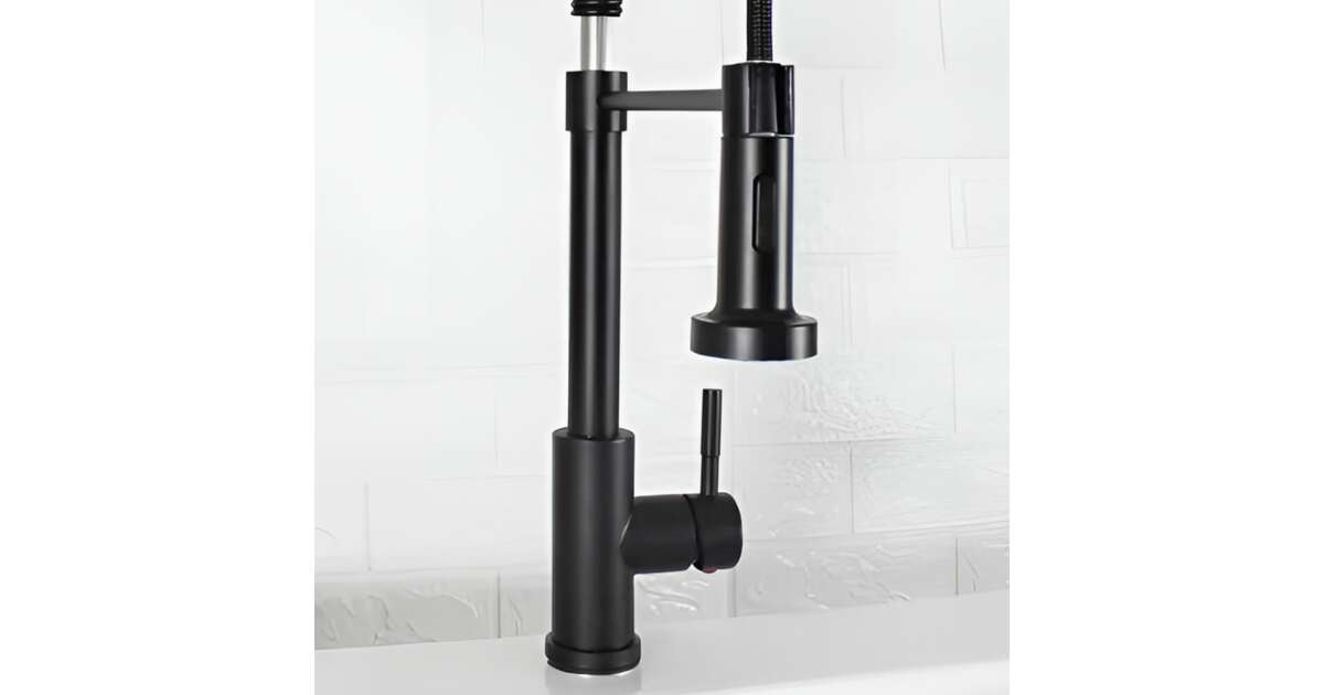 Baterie Chiuveta Flexibila, cu Pipa Inalta si Cartus Ceramic – 2 Functii de Dus