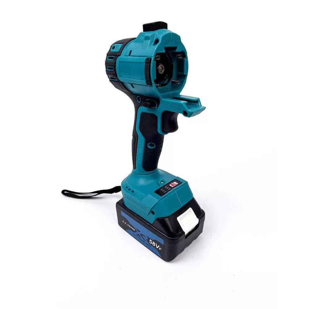 Set Complet 5in1 Cu Scule Electrice, Pe Acumulator 48V: Bormasina, Cheie Impact, Minidrujba Si Fierastrau Sabie