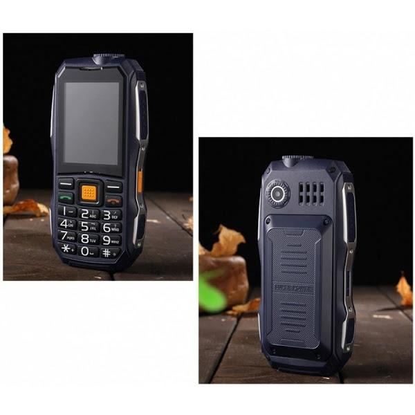 Telefon militar antisoc 2800 mAh, FM radio, Dual SIM