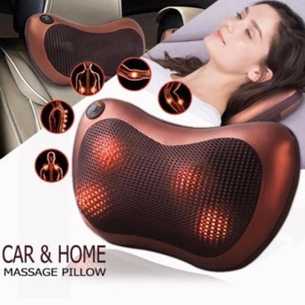 Perna de Masaj, Functie de Incalzire, 20W, Portabil, Maro, Terapie Shiatsu