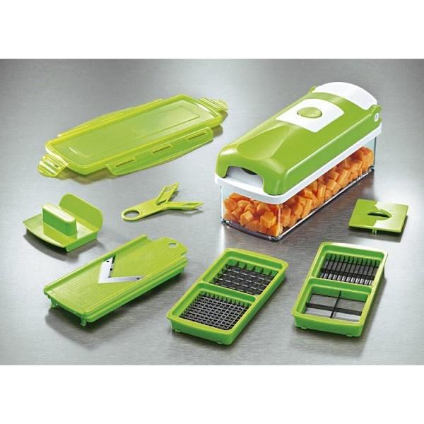 Razatoare de Bucatarie 7 in 1 - Nicer Dicer, cu Accesorii pentru Feliere, Taiere si Depozitare