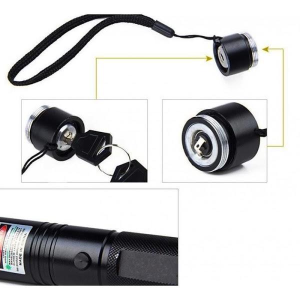 Indicator Laser Verde 3D - cu Acumulator Reincarcabil, Proiecție Reglabila, 532 nm