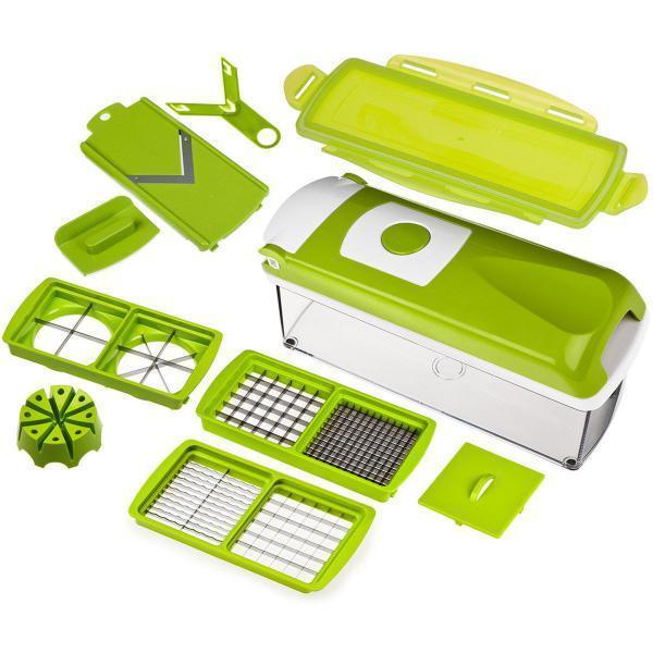Razatoare de Bucatarie 7 in 1 - Nicer Dicer, cu Accesorii pentru Feliere, Taiere si Depozitare