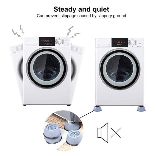 Pachet pentru masina de spalat: set 8 picioruse antivibratie