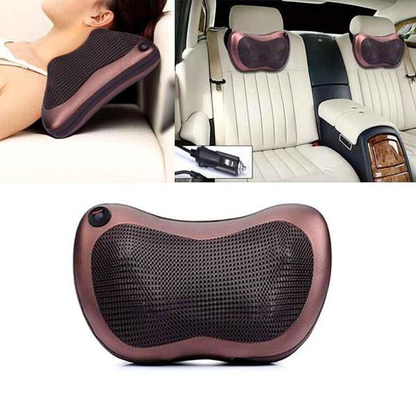 Perna de Masaj, Functie de Incalzire, 20W, Portabil, Maro, Terapie Shiatsu