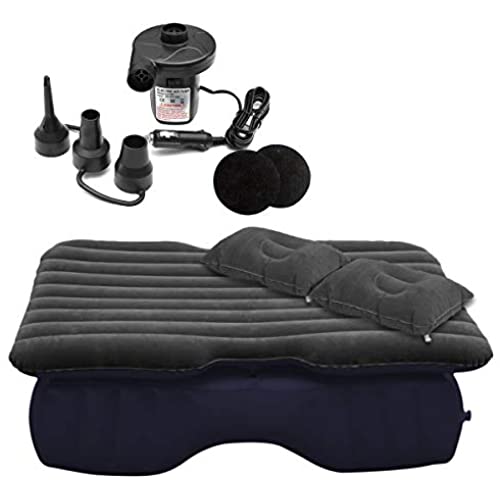 Saltea Auto Confortabila Couch Air - Pompa electrica, cu 2 Perne, 86x40x135 cm