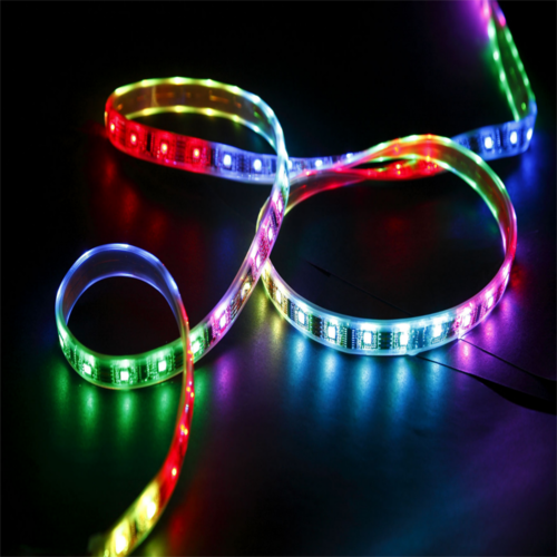 Set 2x Benzi LED RGB, 5M, 12V, Telecomanda Wireless, Multicolore
