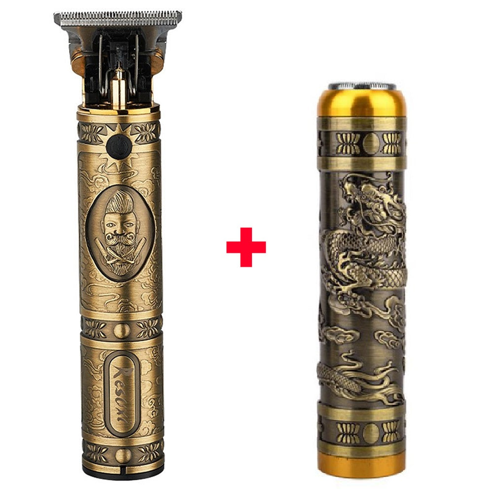 Set Masina de Tuns cu precizie pentru Contur si Shaver de ras, Lame din Inox, fara Fir, Incarcare USB