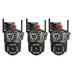SET 3X Camere Triple Wi-Fi 6K 12MP, Audio bidirectional, AI Motion Detection, Night Vision, PTZ 355°/90°, IP66
