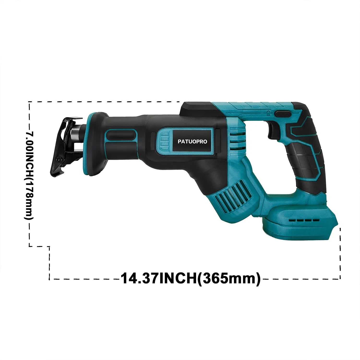 Fierastrau Electric Reciproc Impermeabil, Taiere Metal si Lemn, 2 acumulatori 36V- 3000 RPM, 4 Lame Incluse