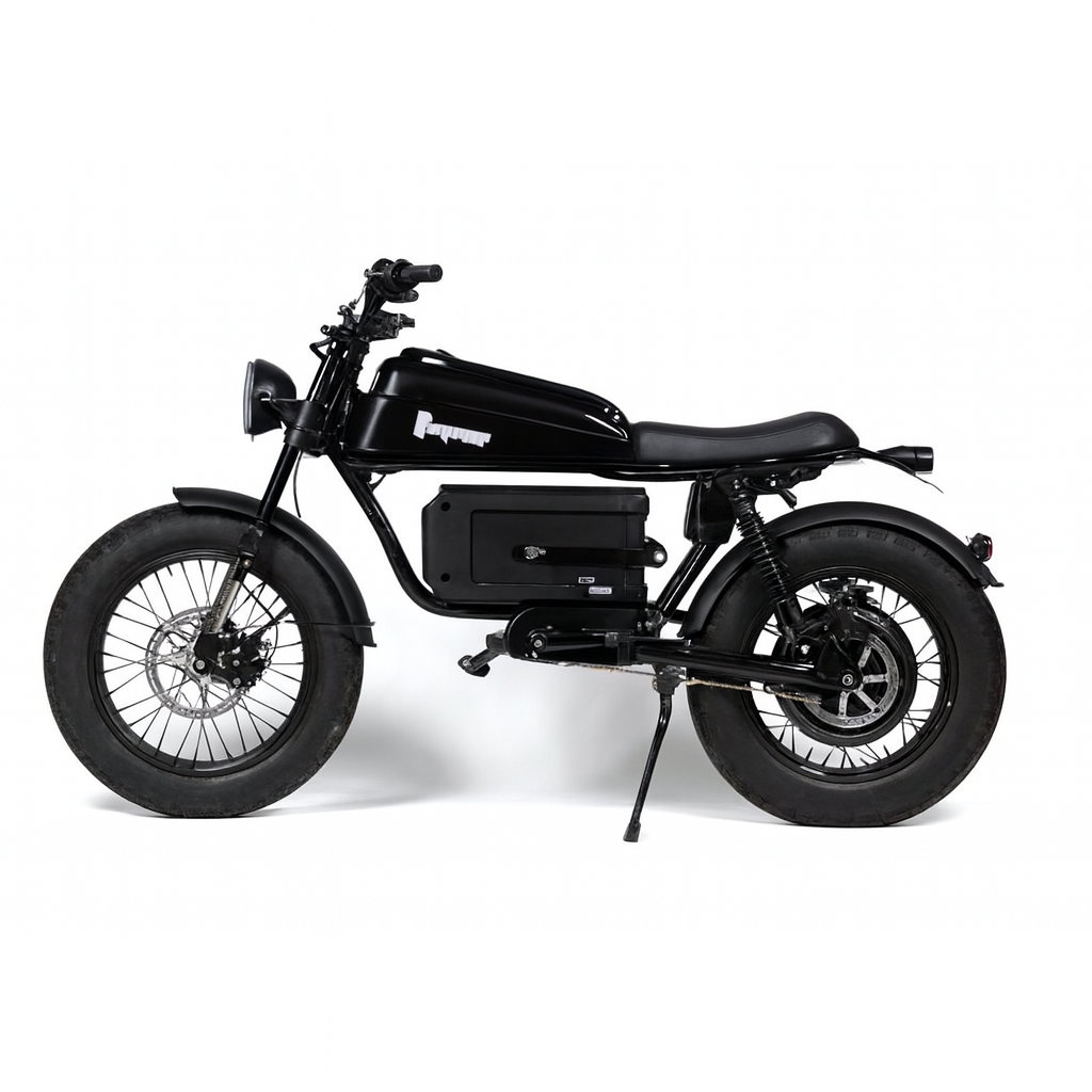 Motocicleta Electrica, Motor 750W , baterie Li-Ion 48V 15Ah, Autonomie 60-80 KM, Anvelope 20x4.0”, 7 viteze