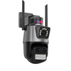 Jortan Camera Duala JT-9687 PRO, 6MP, 360°, Night Vision Color, WiFi/LAN, Zoom x5