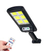 Lampa Solara Jortan, 100W cu LED-uri COB, 6 celule, Telecomanda si Senzor de Miscare