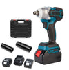 Cheie de Impact Dasgut, 1/2 Inch cu 2 Baterii 48V, 380 NM, Adaptor Makita si LED