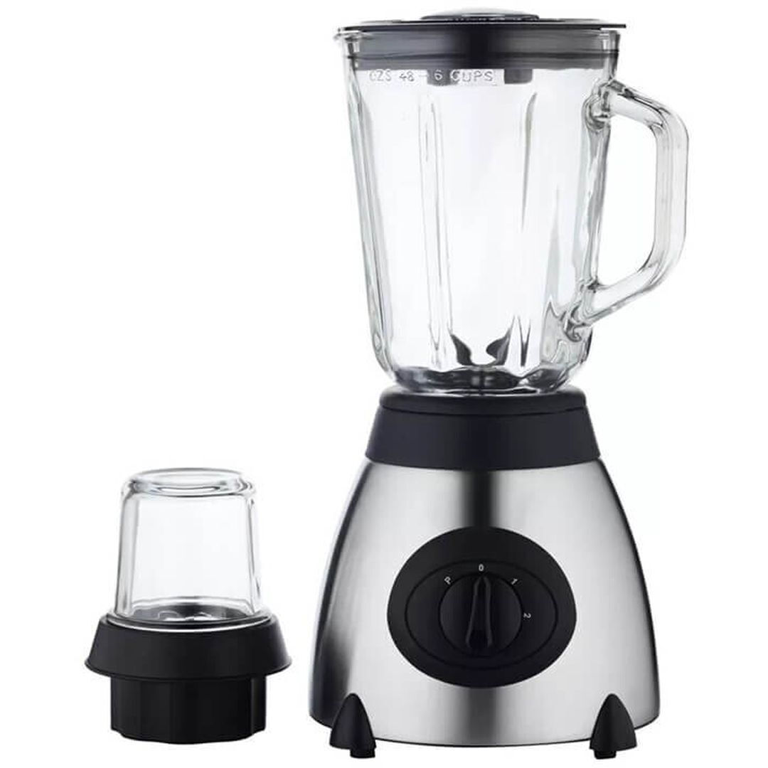 Blender RAF R.295, 1000W, Cana Sticla 1.5L - 6 Lame Inox, Zdrobire Gheata + Rasnita Cafea