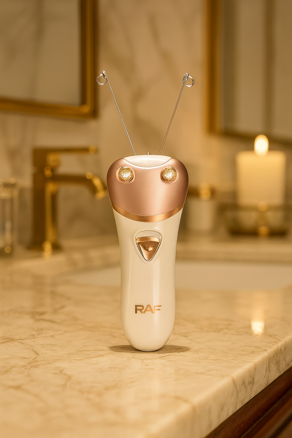 Epilator Electric cu Fir de Ata, Epilare Faciala Naturala, Fara Chimicale, RAF R.4029