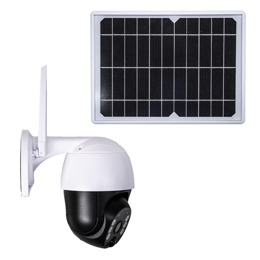 Camera Solara Wireless Jortan, 3MP 1080P, Panou Solar Integrat, Wi-Fi, Detectie Miscare,