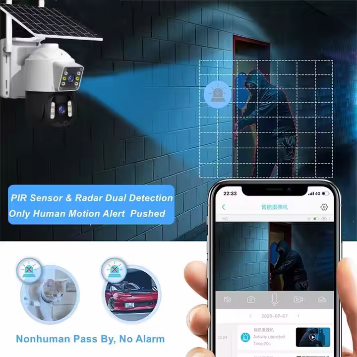 Camera de Supraveghere 4G Duala, 4K HD Rezolutie 6MP, Panou Solar, si Vedere Nocturna