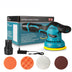Aparat Polish Auto Evo-Shine, 2 acumulatori 12V, Fara fir, 8 Viteze, Portabil, 2500-5000 Rpm