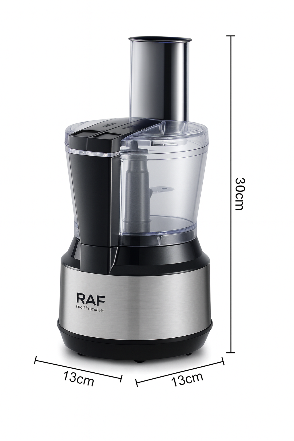 Blender de bucatarie RAF R.2872 – 600 W, 2 viteze + Pulse, lame inox, plastic fara BPA