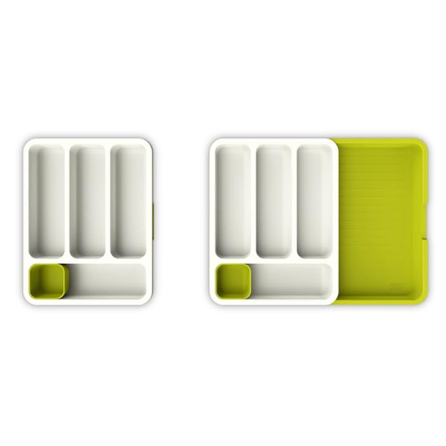 Organizator de tacamuri pentru sertar, Extensibil