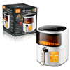 Friteuza cu Aer Cald - Air Fryer R.5330 - 6L, Control Tactil, cu functie de Auto-Oprire, 1500W, Alb