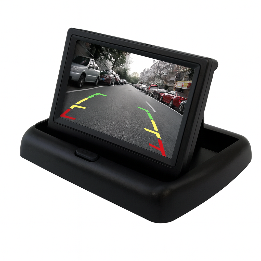 Monitor Pliabil 4.3 LCD TFT, 480×272, Intrare Duala Video, Compatibil PALNTSC