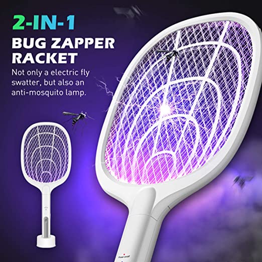 Set 2 Palete Electrice Anti-Insecte, cu USB – 1200mAh