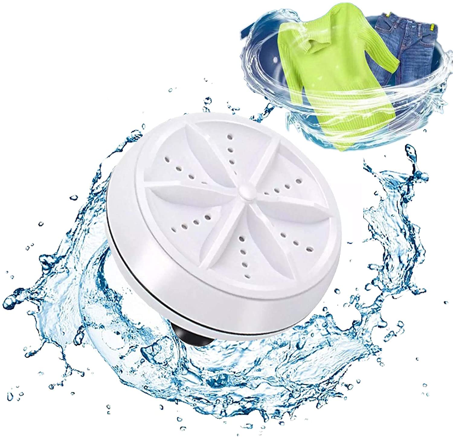 Mini Masina de Spalat, Portabila cu USB, TurboWash