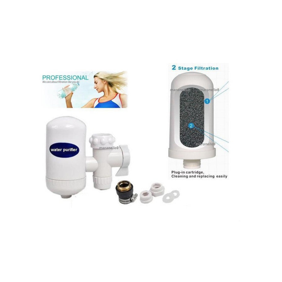 Filtru de apa Purificator, din ceramica, Montabil pe robinet, Hi-Tech SWS