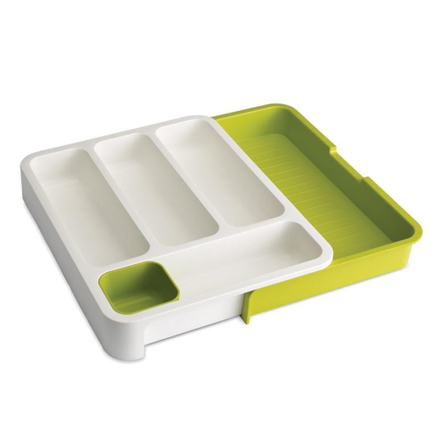 Organizator de tacamuri pentru sertar, Extensibil