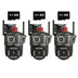 SET 3X Camere Triple Wi-Fi 6K 12MP, Audio bidirectional, AI Motion Detection, Night Vision, Rotire 355°/90°, IP66, 3x Card 64GB Incluse
