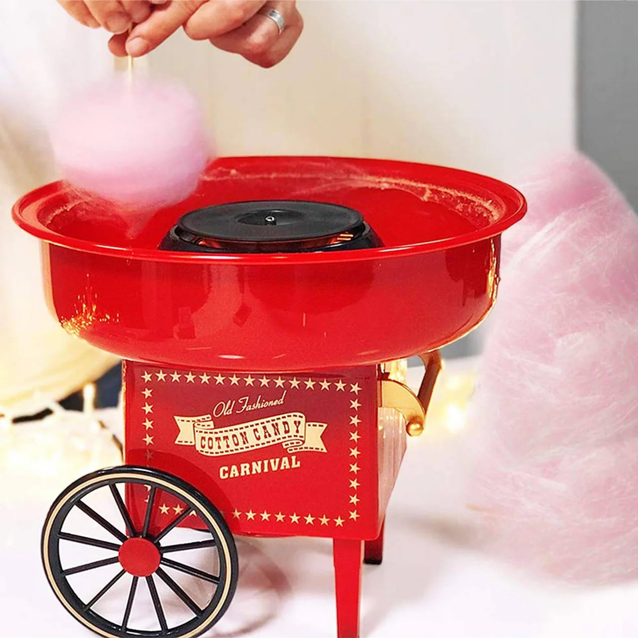 Aparat Vata de Zahar, Experienta gustului autentic, Cotton Candy Maker Retro