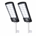 Set 2x Lampi Solare Stradale JORTAN 800W - Iluminat Profesional cu Panou Solar, Telecomanda + 2x Suport Metalic