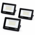 Set 3 Proiectoare LED 100W Jortan, 5000 Lumeni - Aluminiu Premium, Diamond White, Exterior-Interior 220V