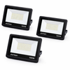 Set 3 Proiectoare LED 100W Jortan, 5000 Lumeni - Aluminiu Premium, Diamond White, Exterior-Interior 220V