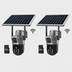 SET 2x Camere Supraveghere WiFi Dubla, 8MP cu Panou Solar, 2x Card SD 32GB Inclus, IP66, Visuron