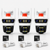 Pachet 3x Camere Supraveghere Jortan Dual WiFi 12MP, 4 Lentile PTZ 360, IP66 + 3x Card 32GB Cadou + 3x Cablu 5M Cadou