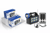 Generator Solar Jortan T08 - Powerbank 25000mAh, Panou 5W, 3 Becuri LED, Radio FM, Bluetooth
