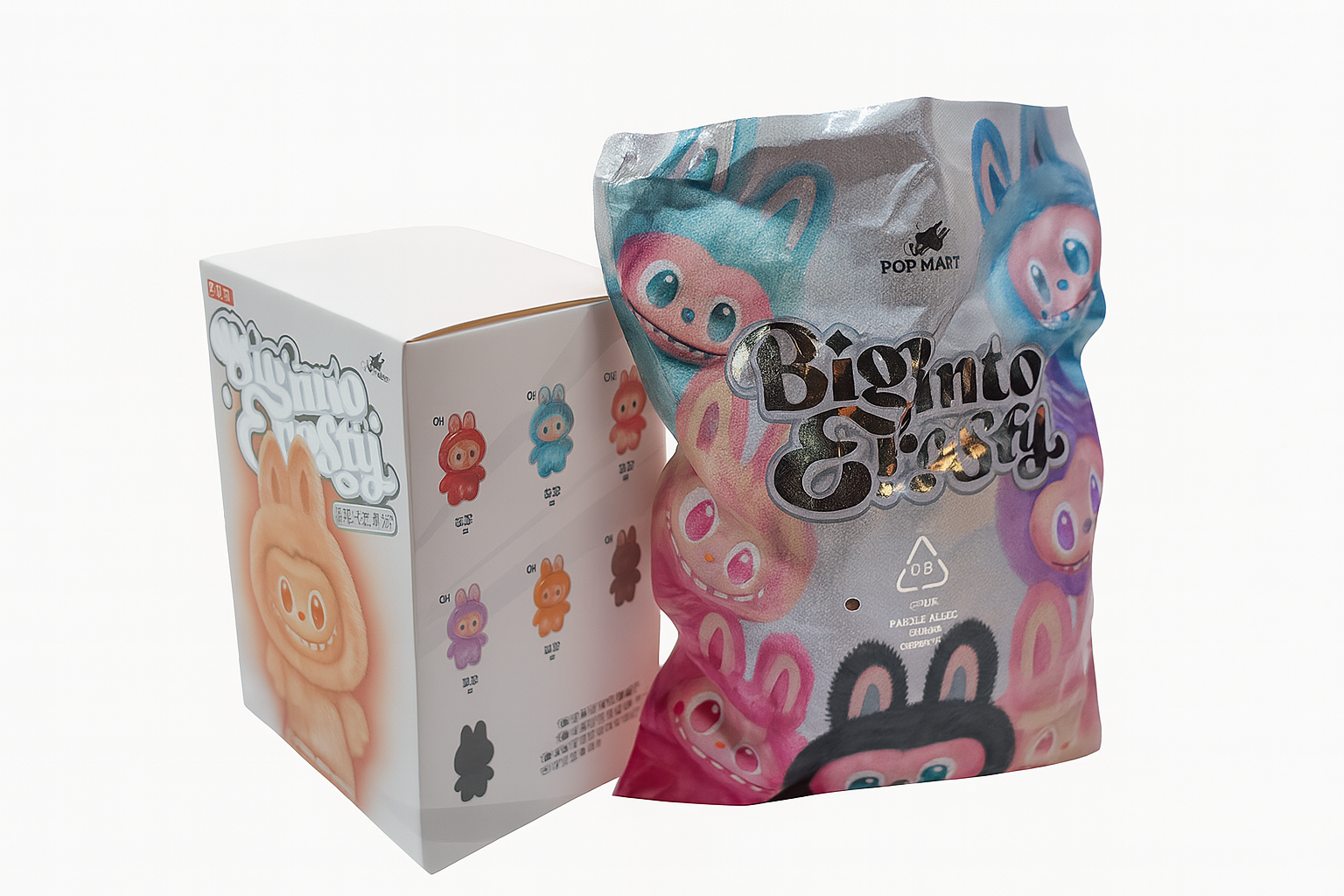 Set 4x Labubu – Breloc Figurina Biginto Energy 17cm