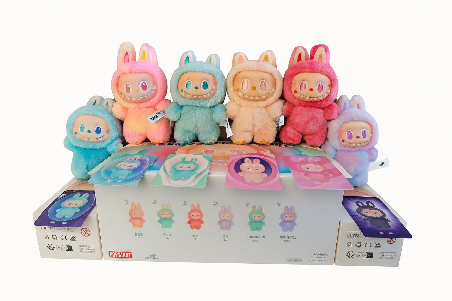 Set 4x Labubu – Breloc Figurina Biginto Energy 17cm